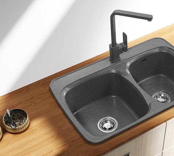 OC806 Double bowl - grey bathroom product