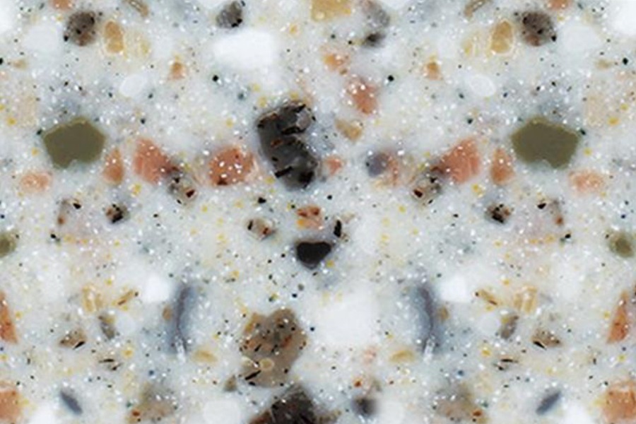 Terrazzo solid surface