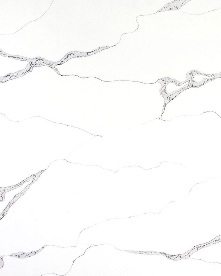 White quartz slabs