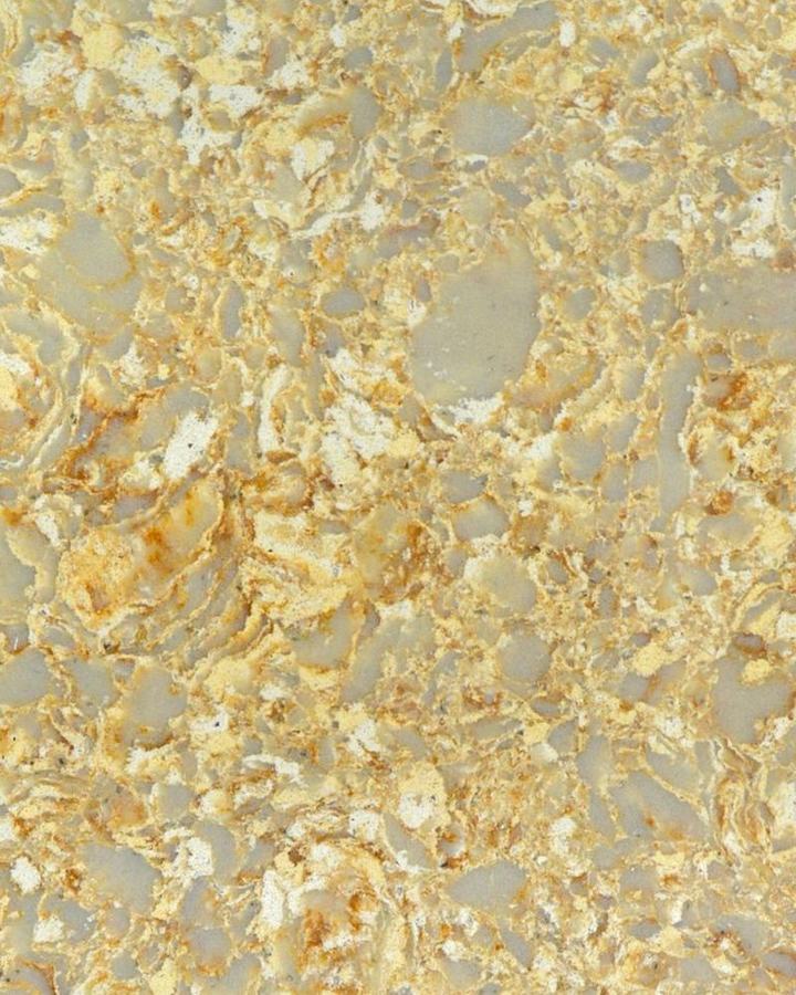 Gold quartz slabs