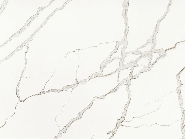 Calacatta Trace CN7026 engineered quartz slab