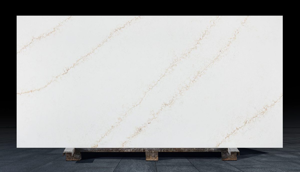 Calacatta Vena quartz slab, GV-01