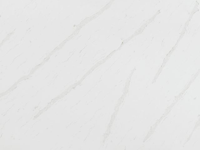 Carrara Zucchero Jazz White engineered quartz slab