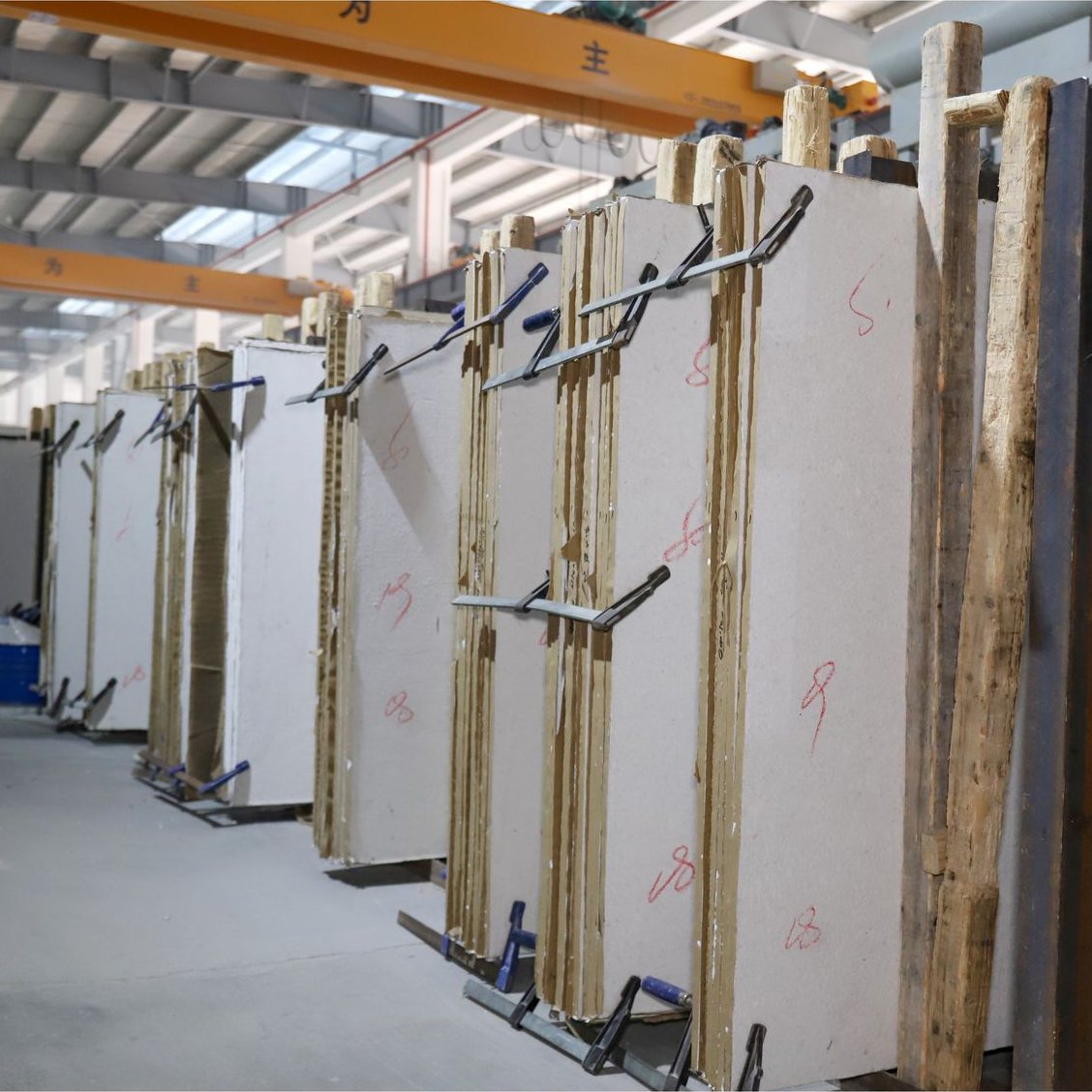 Continuous polishing line